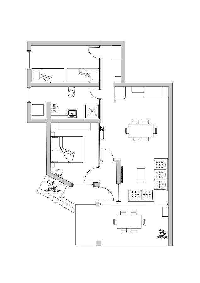 Apartman Luka Kaštela Esterno foto